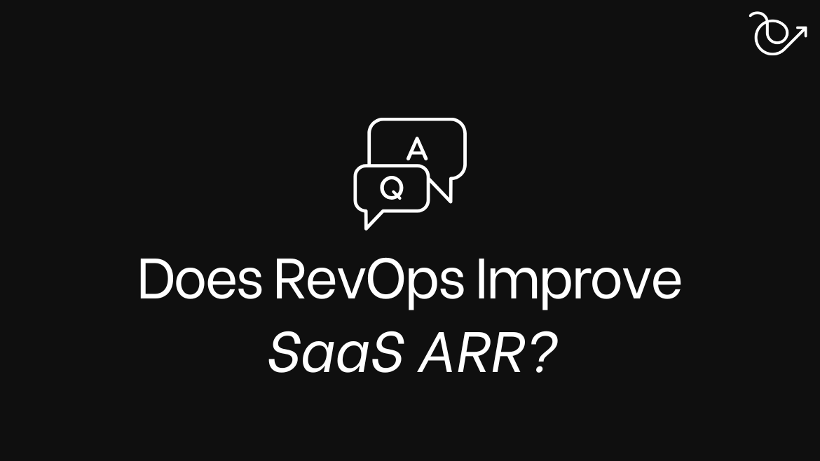 How RevOps improves SaaS ARR?